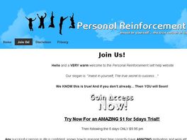 Go to: Personal Reinforcement