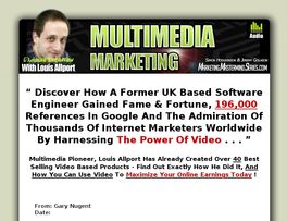 Go to: Multimedia Marketing - Interview With Louis Allport.