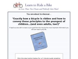 Go to: Learn To Ride A Bike.