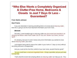 Go to: Bust Clutter Out Of Your Life