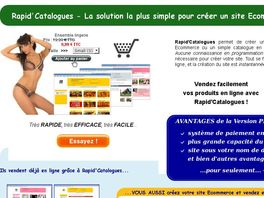 Go to: Rapid'Catalogues - CrÃ©ation En Ligne De Sites Marchands Et Ecommerce.