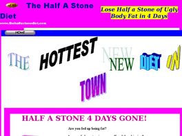 Go to: Half A Stone 4 Days Gone! Yes! 7lbs Of Fat Lost In 4 Days!