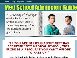 Go to: Med School Admission Guide