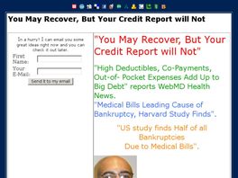 Go to: Eliminate Medical Bill Debt Without Paying Or Filing Bankruptcy.