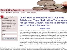 Go to: Meditation Expert.