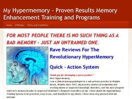 Go to: My Hypermemory - Proven Results Memory Enhancement System