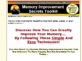 Go to: Discover The Memory Improvement Secrets Toolkit - Limited Time Savings.