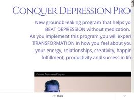 Go to: Conquer Depression Program
