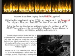 Go to: Burning Metal - The Only Metal Guitar Affiliate Program On CB!