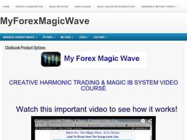 Go to: Creative Harmonic Trading & Magic IB System Video Course For Forex