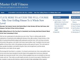 Go to: Master Golf Fitness - Take Your Golf Game To A Whole New Level.