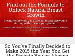 Go to: The C Cup Code - Natural Breast Enhancement - 60% Commissions