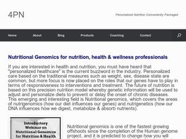 Go to: An Introduction To Nutrigenomics For Nutrition & Health Professionals