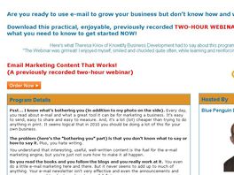 Go to: Email Marketing Content That Works!