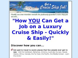 Go to: How To Get A Cruise Ship Job!