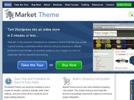 Go to: Market Theme -- Turn Wordpress Into An Online Store