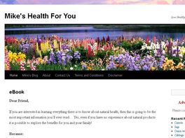 Go to: Mikes Health 4 U Ebook