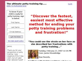 Go to: Potty Training Site.
