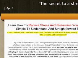 Go to: The Secret To A Stress Free Life! Bonus's For High Volume Earners!