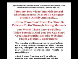 Go to: The Ultimate Guide To Moodle - Step By Step Moodle Videos