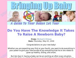 Go to: Bringing Up Baby A Guide To Your Babys 1st Year.