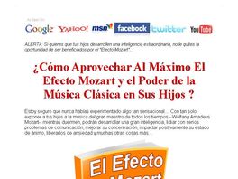 Go to: Efecto Mozart- Super Popular - Spanish Product