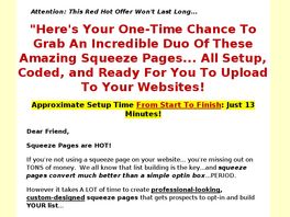 Go to: Squeeze - Your Way To Wealth.