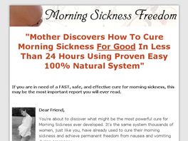 Go to: Morning Sickness Freedom