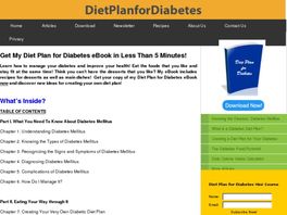 Go to: Get My Diet Plan For Diabetes E-Book In Less Than 5 Minutes.