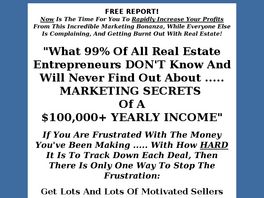 Go to: Real Estate Investing - Get Motivated Sellers Calling.