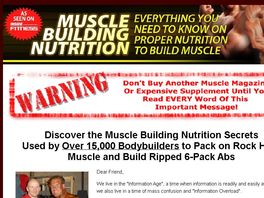 Go to: Muscle Building Nutrition