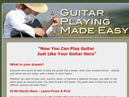 Go to: Guitar Playing Made Easy: Beginners Course