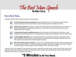 Go to: Best Man Speeches Made Easy