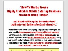 Go to: Mobile Food Profit Formula. - Hottest New Offer For The Food Niche.