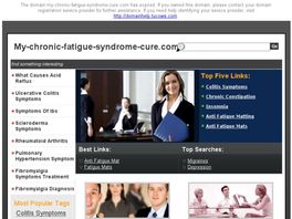 Go to: Chronic Fatigue Syndrome Cure.
