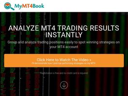 Go to: Instant Forex Trading Analysis With Mymt4book On Metatrader 4