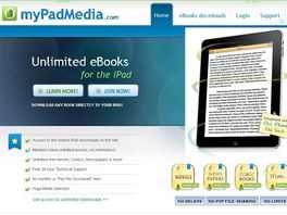 Go to: myPadMedia - Unlimited eBook Downloads for the iPad