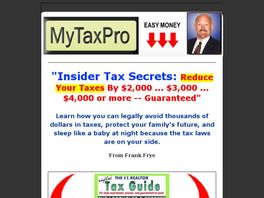 Go to: Tax Sectrets And Loopholes.