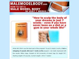 Go to: Young Adult Males That Want Improoved Health.