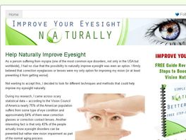 Go to: Improve Eyesight Naturally