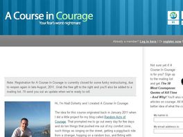 Go to: A Course In Courage