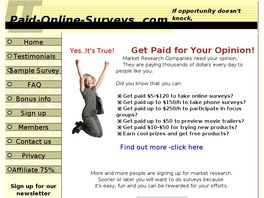 Go to: Paid Surveys Get Paid For Your Opinion!