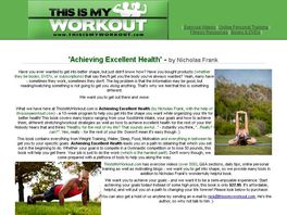 Go to: Achieving Excellent Health
