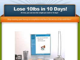 Go to: 75% Commission!!! Lose Weight - 10lbs in 10 Days E-course!