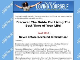 Go to: The Art Of Loving Yourself.