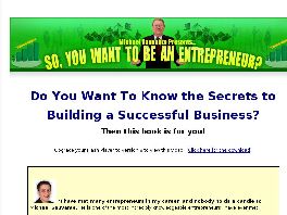Go to: So, You Want To Be An Entrepreneur?