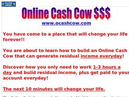 Go to: Online Cash Cow - Hot Product!!