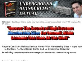 Go to: Membership Miracle's Underground Outsourcing Manual