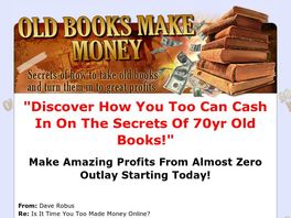 Go to: Old Books Make Money