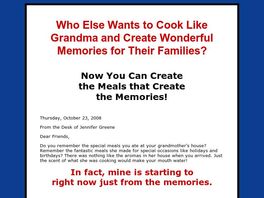 Go to: Grandmas Old Recipes - A Compilation From 1900.